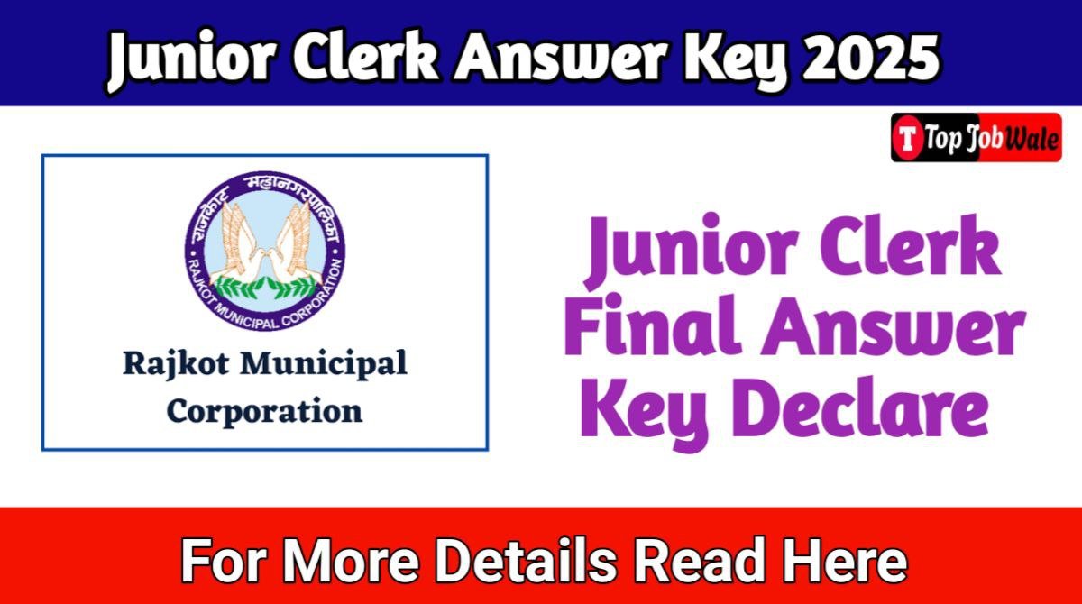 RMC Junior Clerk Final Answer Key
